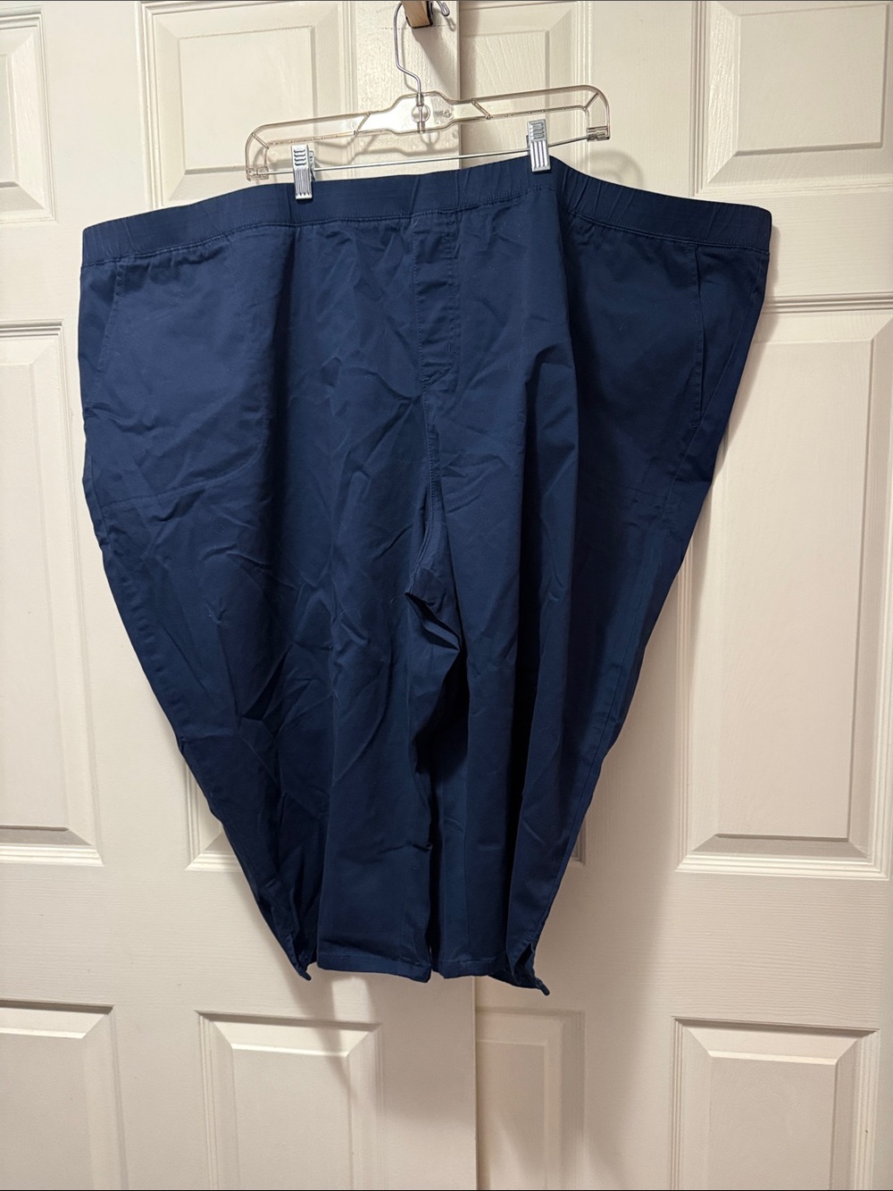 Denim&Co Navy Blue Capris - Lightweight Pull-On